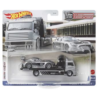 Véhicule et Transporteur Hot Wheels Camion et Petite voiture Modèle aléatoire