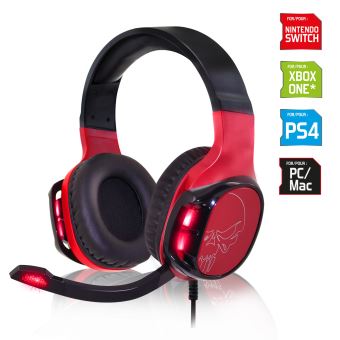 Casque avec fil ELITE-H60 Spirit of Gamer Rouge