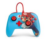 Manette filaire améliorée PowerA pour Nintendo Switch Mario Punch