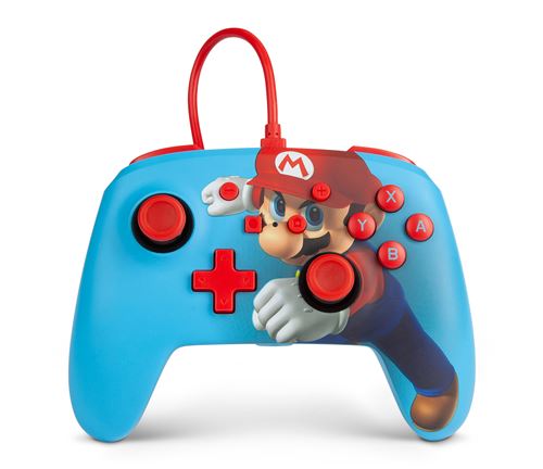 WIRED ENHANCED CONTROLLER MARIO PUCH FOR NINTENDO SWITCH