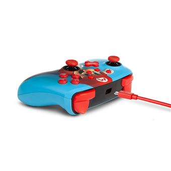 Manette filaire améliorée PowerA pour Nintendo Switch Mario Punch