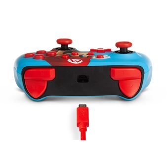 Manette filaire améliorée PowerA pour Nintendo Switch Mario Punch