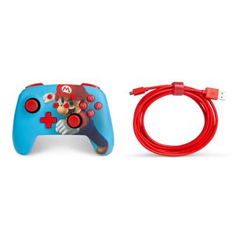 Manette filaire améliorée PowerA pour Nintendo Switch Mario Punch