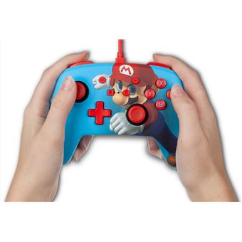 Manette filaire améliorée PowerA pour Nintendo Switch Mario Punch