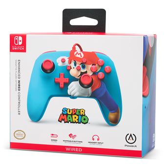 Manette filaire améliorée PowerA pour Nintendo Switch Mario Punch