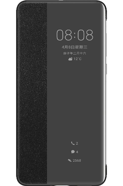 Protection à rabat Huawei Smart View pour P40 Pro Noir
