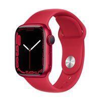 Apple Watch Series 7 GPS, boîtier Aluminium (PRODUCT)RED 41mm avec Bracelet Sport (PRODUCT)RED