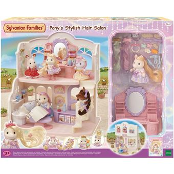 Playset Sylvanian Families Le salon de coiffure des poneys - 1