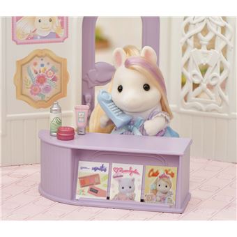 Playset Sylvanian Families Le salon de coiffure des poneys