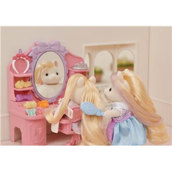 Playset Sylvanian Families Le salon de coiffure des poneys