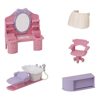 Playset Sylvanian Families Le salon de coiffure des poneys