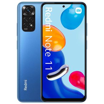 Smartphone Xiaomi Redmi Note 11 6.43" Double SIM 4 Go RAM 128 Go Bleu crépuscule - 1