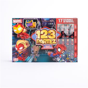 Jeu de société famille et enfants Cartamundi 123 Partez Avengers - 1