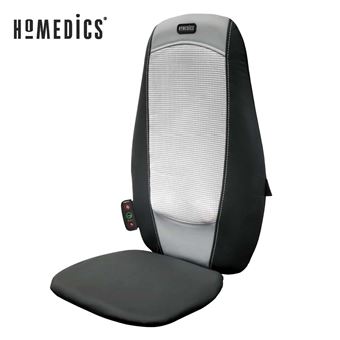 Siège de massage Shiatsu avec chaleur Homedics SBM-195H Noir et Gris