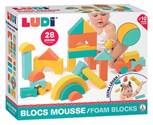 Jouet empilable Ludi Blocs Construction Mousse - Ludi