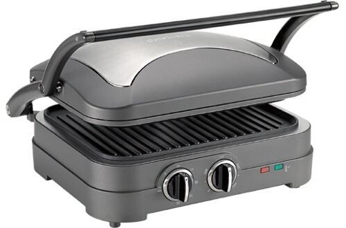 Grille multifonctions 3 en 1 Cuisinart Griddler Elite GR47E 1600 W Gris