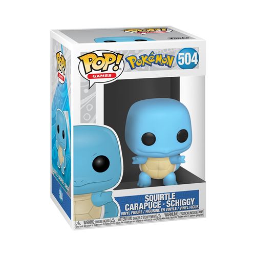 Figurine FUNKO POP Games Pokémon Carapuce 504 - vue 7