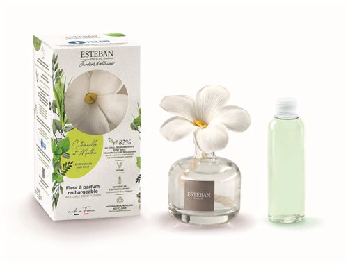 Fleur à parfum Esteban Citronnelle menthe 75 ml