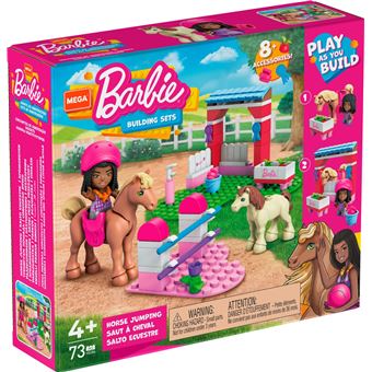 Jeu de construction Mega Bloks Mega Construx Barbie Coffret Saut à cheval