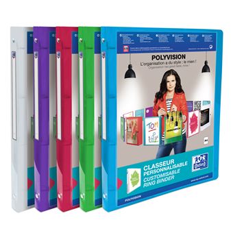 Classeur A4 Elba Polyvision 20 mm Modèle aléatoire - 1