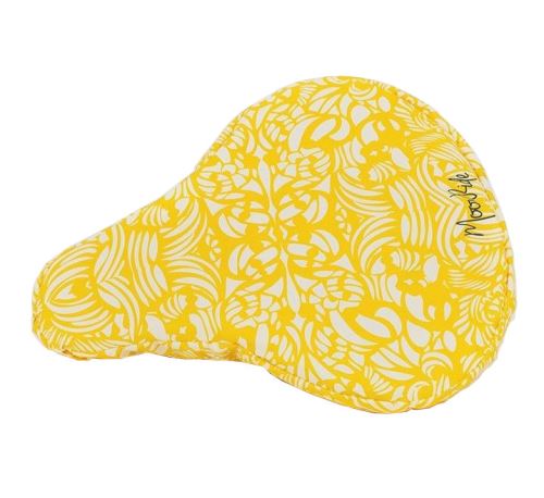 Couvre-selle MoonRide pour selle de vélo Jaune
