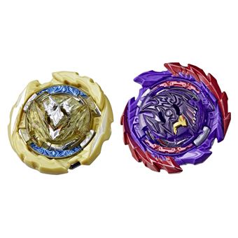 Pack de 2 toupies Beyblade Burst QuadDrive Cyclone Belfyre B7 Berserk Balderov