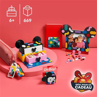 LEGO® DOTS™ 41964 Boîte créative La rentrée Mickey Mouse et Minnie Mouse