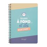 Cahier petit format Mr. Wonderful Toujours à fond