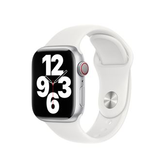 Bracelet pour Apple Watch White Sport Band 41mm