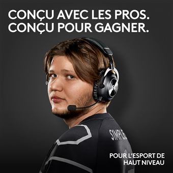 Casque Gaming sans fil Logitech G535 PRO X 2 Lightspeed Bluetooth Rose