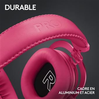 Casque Gaming sans fil Logitech G535 PRO X 2 Lightspeed Bluetooth Rose