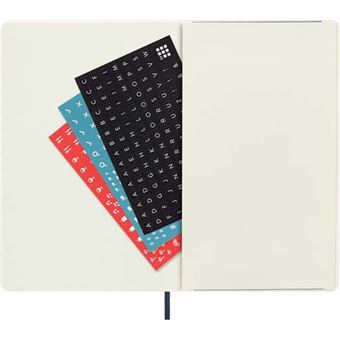 Agenda scolaire Moleskine 2022 2023 Semainier très grand format Souple Bleu Saphir