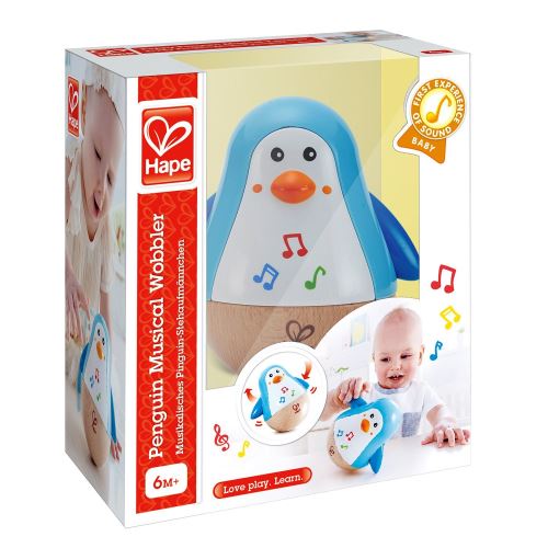 Jeu D Eveil Pingouin Culbuto Musical Hape Achat Prix Fnac