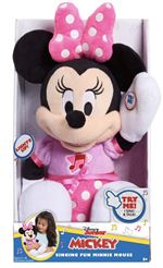 Peluche interactive sonore et lumineuse Minnie 30 cm