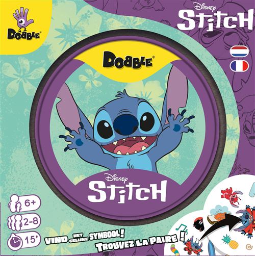Jeu de stratégie Asmodee Dobble : Lilo et Stitch