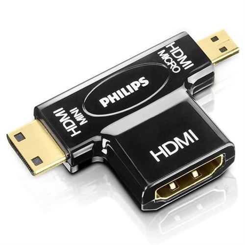 Philips Noir Adap Hdmi-Mini/Micro - Image 2