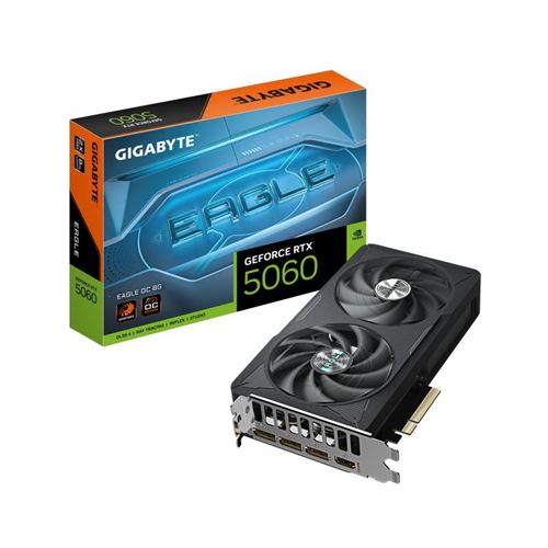 Gigabyte GV N5060EAGLE OC 8GD Eagle OC 8G GeForce RTX 5060 8.0GB GDDR7 PCI Express - vue 5