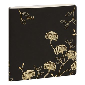 Agenda semainier Exacompta Eurotime 18 Ginkgo 17 x 15 cm 2022 Modèle aléatoire