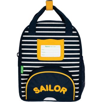 Sac à dos Tann's Les Fantaisies Sacha Bleu et Jaune