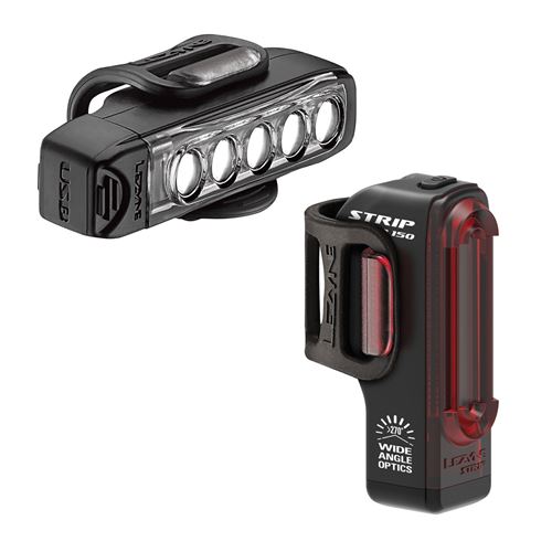 Pack de 2 éclairages vélo Lezyne LED Strip Drive Noir