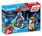 Playmobil City Action 70502 Motard de police et voleur