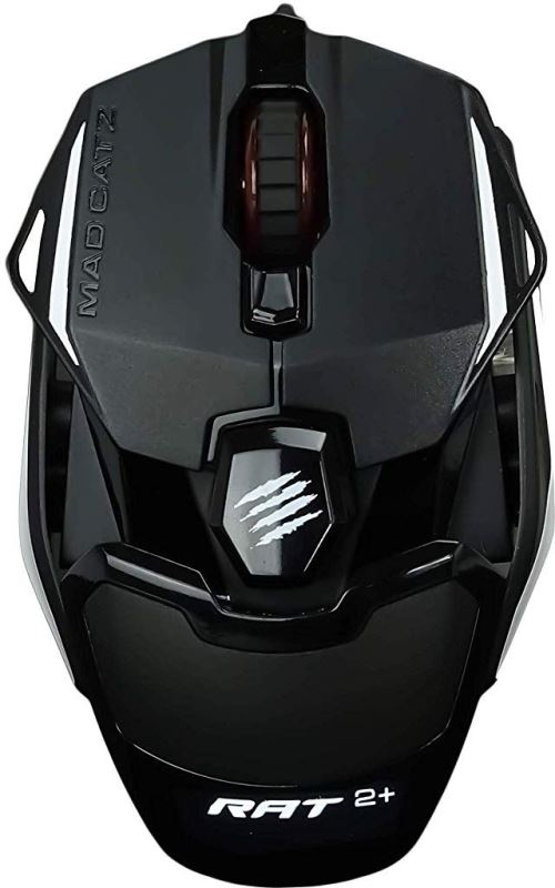 Mad Catz R.A.T. 2+ Optisch Gaming Muis met Draad Zwart