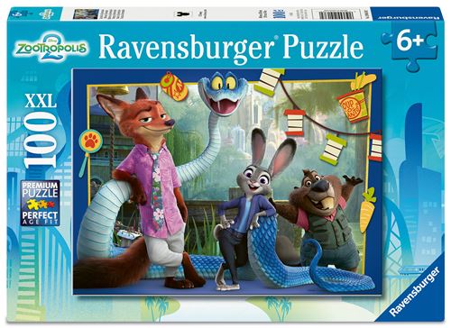 Puzzle 100 pièces Ravensburger Zootopie