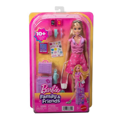 Barbie Multicolore Poupée Voyage