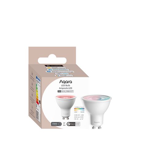 Ampoule connectée LED intelligente Aqara T2 RGB CCT GU10 Blanc