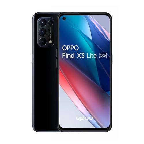 Smartphone Oppo Find X3 Lite 6.43 Double SIM 128 Go 5G Noir