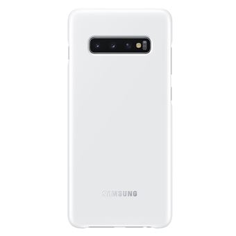 Coque avec affichage LED Samsung Blanc pour Galaxy S10 Plus
