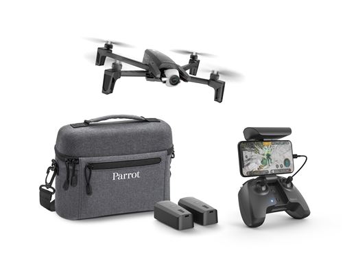 Pack Drone 4K Parrot Anafi Extended Noir + Télécommande + 2 Batteries + Housse