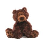 Peluche Gund Ours Philbin 30 cm Chocolat