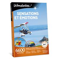 Coffret cadeau Wonderbox Sensations et émotions